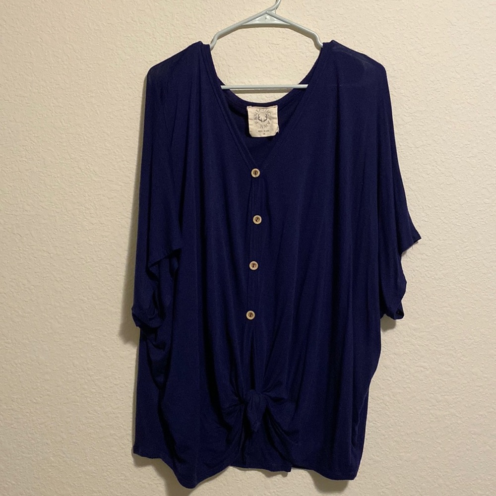 Chic Soul Tie Front Top